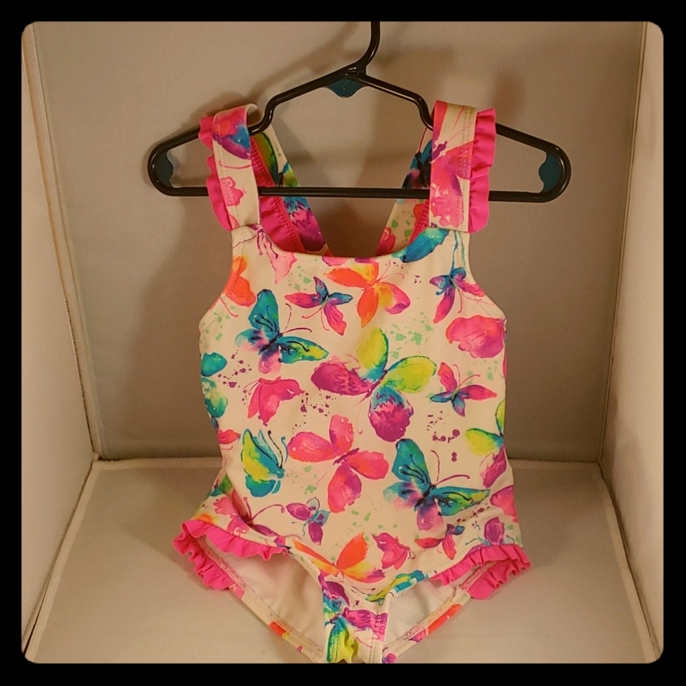 NWOT ANGEL BABY SIZE 4 ONE PIECE SWIMSUIT